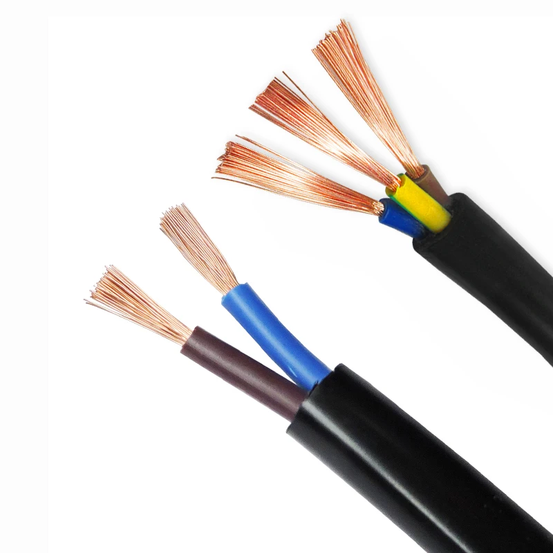 
RVV High Quality Multi-Core cable wire 2 3 4 Cores Copper Wires Flexible Electric Wire PVC power Construction Building cabling 