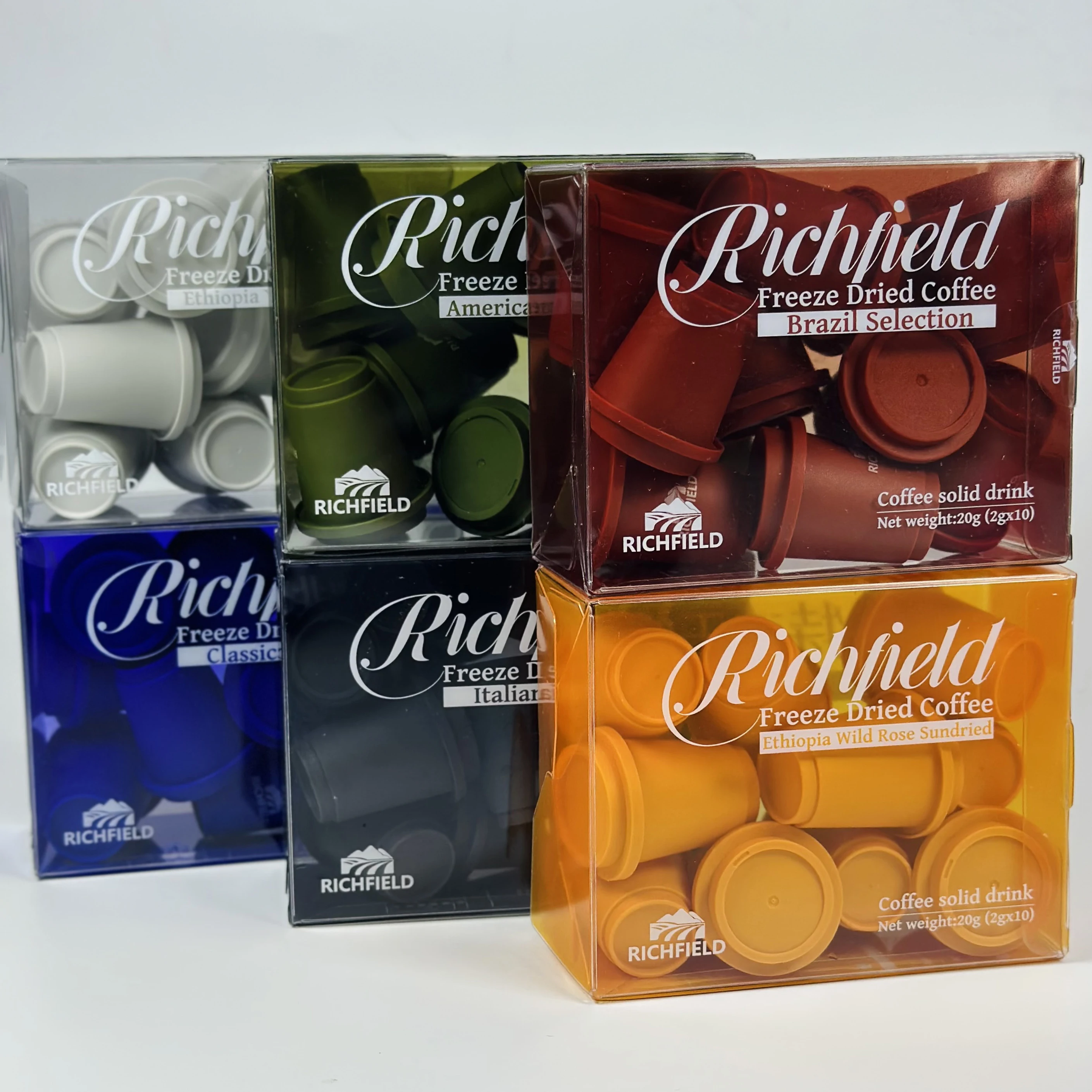 OEM Private Label Ethiopia Arabica Coffee G1 G4 Specialty Coffee Freeze Dried Coffee Powder