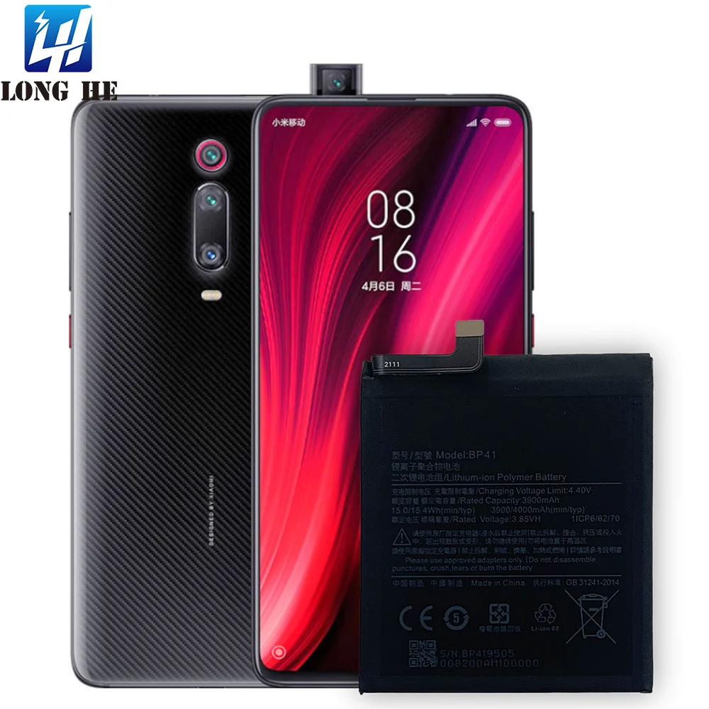 Оригинальный аккумулятор емкости OEM BP41 100% для мобильного телефона Xiaomi Redmi K20 Mi