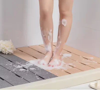 855mm*605mm Warm Foot Super Water Resistant Bath Shower Mat EPP Anti-slip Bath Mat for Bathroom