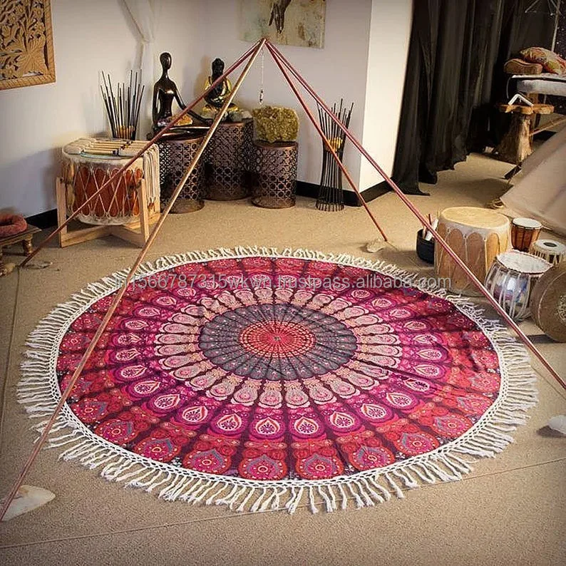 2024 New Design Wholesale Custom Art Mandala Tapestry Wall Hanging Home Decor For Living Room Wall Hangings at Wholesale Prices