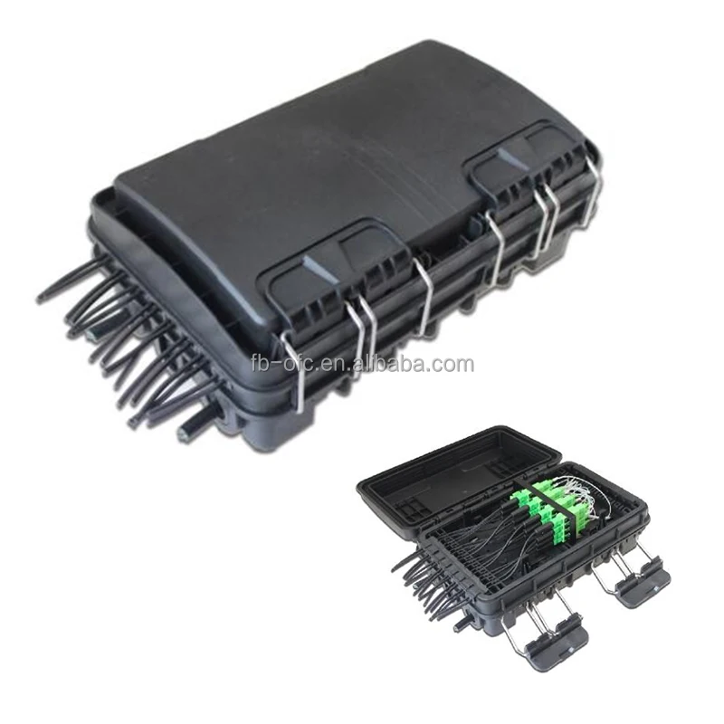 FTTH 16 cores inline fiber optic splice closure splitter box optical joint closure Aerial fiber access terminal closure