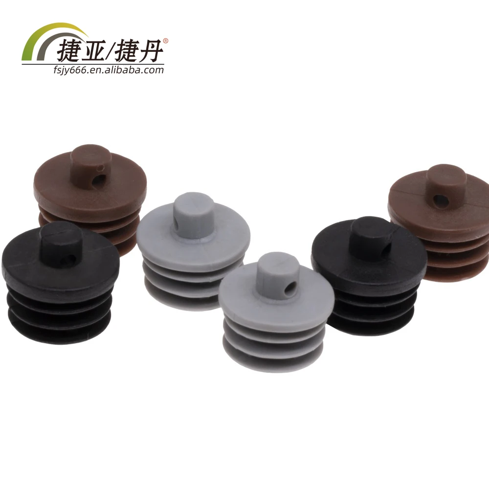 Rehabilitation Supplies Parts Pp Threaded Plastic Plug Pipe End Cap For Commode Chair