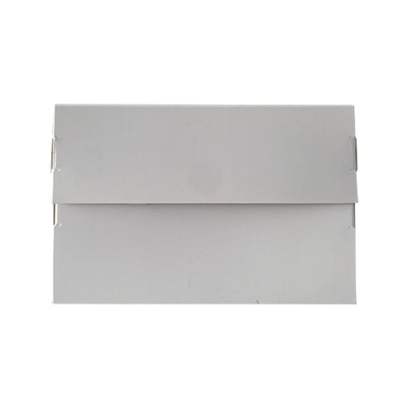 ZY Packaging white cardboard cake boxes grease proof flip top flat base oil proof retailing pie cupcake cookies container boxes