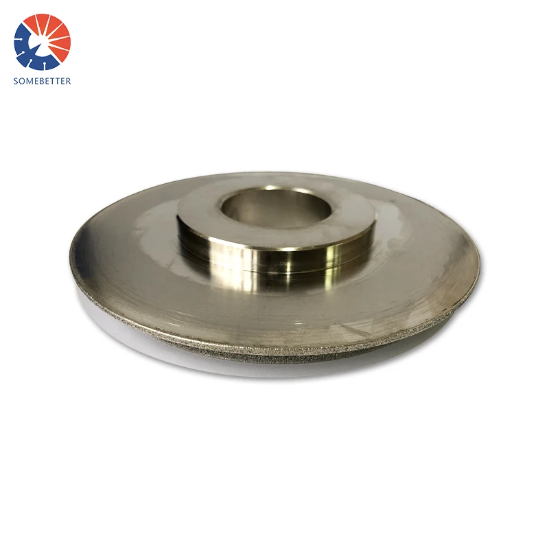 8 дюймов гальваническое покрытие бесцентровой алмазный шлифовальный круг cbn колеса для стеклянных кварцевых камней