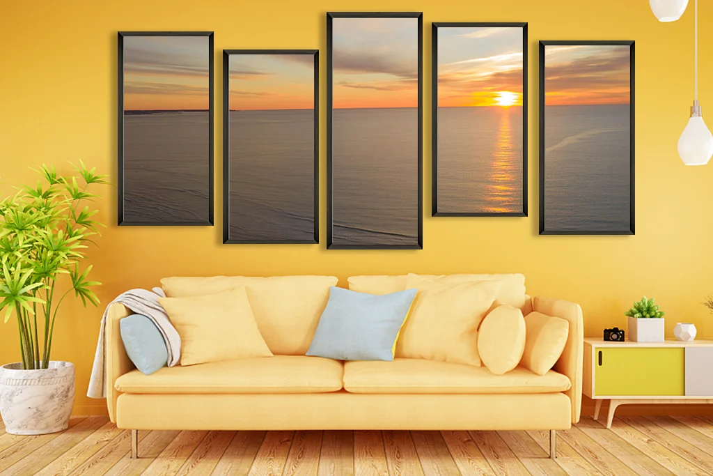 landscape paintings on canvas Home decor paintings movie poster materials metal wall art seascape paintings Modern style