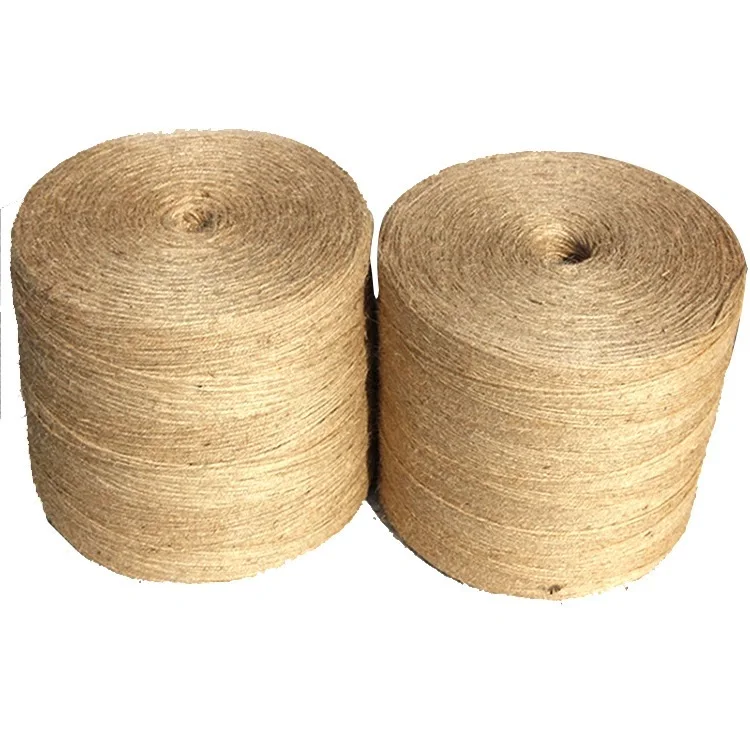 Selsewing Package Sustainable Raw Jute Fabric 100% Jute Yarn