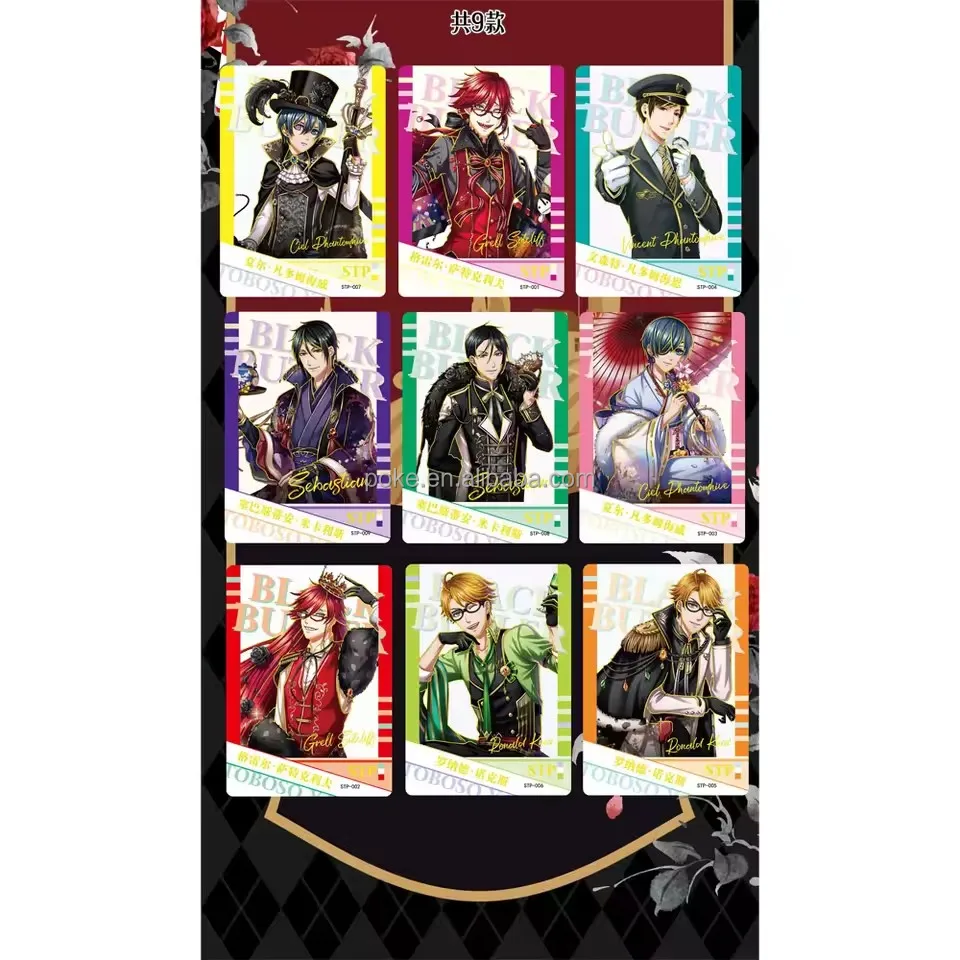 wholesale 36 box Black Butler play card Live studio Japanese animation store board games CCG card toy Christmas gift