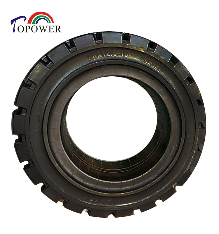 Hot sale  natural rubber Solid tire 28x12.5-15 truck tire forklift tire