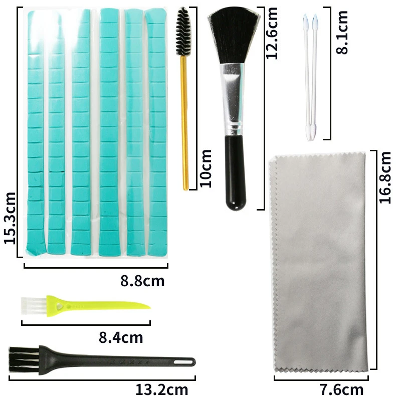 Беспроводные наушники с микрофоном, чехол для чистки из микроволокна Шпаклевка на камеру телефона зарядный порт очиститель комплект