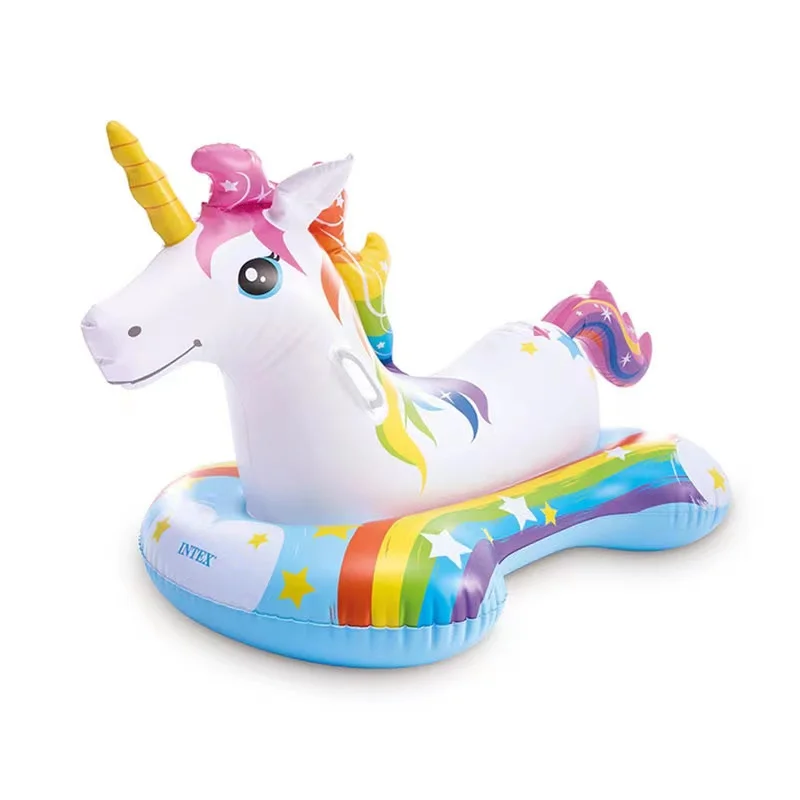 Intex 57552 Unicorn mount Children adult surf inflatable mount Water Beach swimming toy