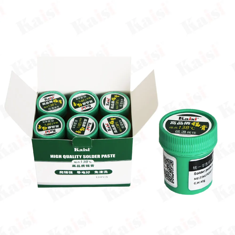 Wholesale Kaisi mobile phone silver smt tin soldering paste flux solder paste