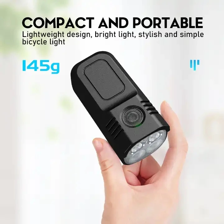 Hot Sale 500 Lumen Mini Bicycle Front Rear and Back Light Type-C Rechargeable Road MTB Mountain Sport Aluminum Bike Light Set