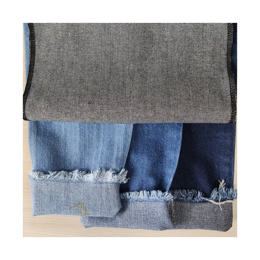 
China Wholesale Clear Lines Jean Fabric Roll 100% Cotton Indigo Denim 