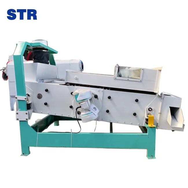 China cheapest TQLZ150 seed paddy rice mill vibrating cleaning machine 3 screen grain cleaner