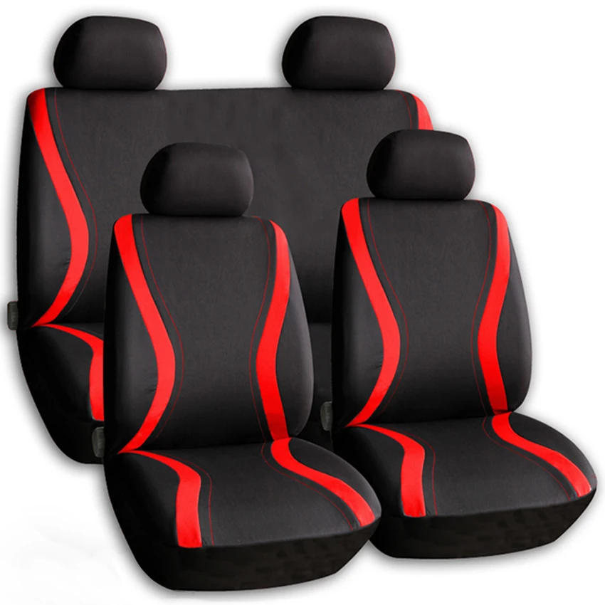 
china car seat covers with jean+single mesh factory with logo 