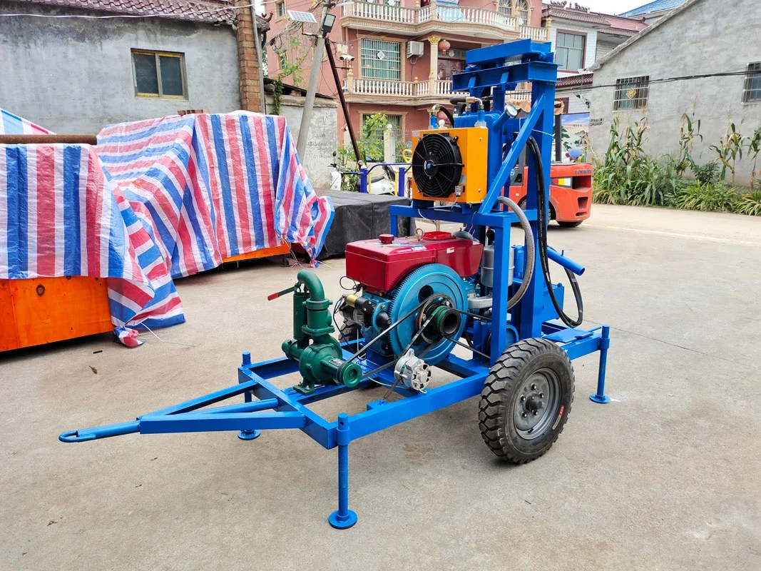 Water Well Rig Drilling Machine Portable/Water For