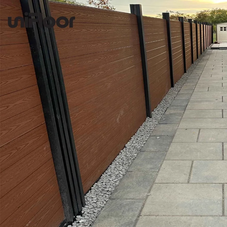 white fence wpc outdoor aluminum garden wpc vinyl fence panels for whole sale