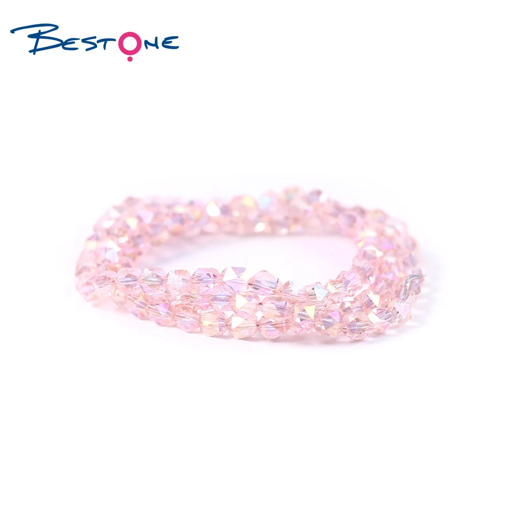 Bestone 4mm Hot Sale Crystal Beads Rondelle Beads Factory Directly Sale JC Crystal Glass Beads
