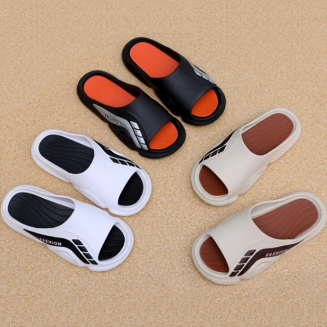 PVC Mixed Colors Sports Slippers New Design Comfortable Fashion Non-slip Summer Beach Casual Slippers Outdoor For Men