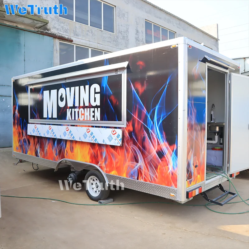 Catering Beer Trailer Street Hotdog Cart Mobile Kiosk Small Mobile Modern 4 X 4 Food Truck  With Full Kitchen For Sale Australia