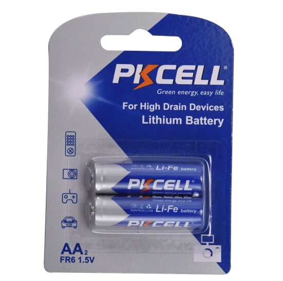 Li-ion Fr14505 Fr6 2900mah Rechargeable 1.5v Aa Size Lithium Ion Battery