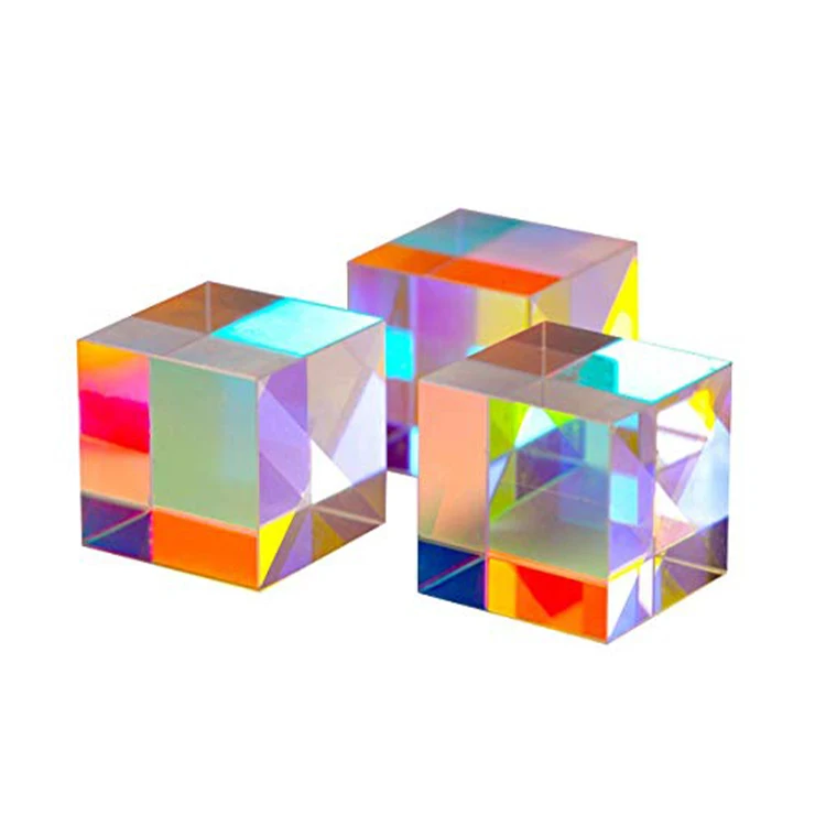 2022 new style high quality intelligence colorful corner optical prism cube for kids