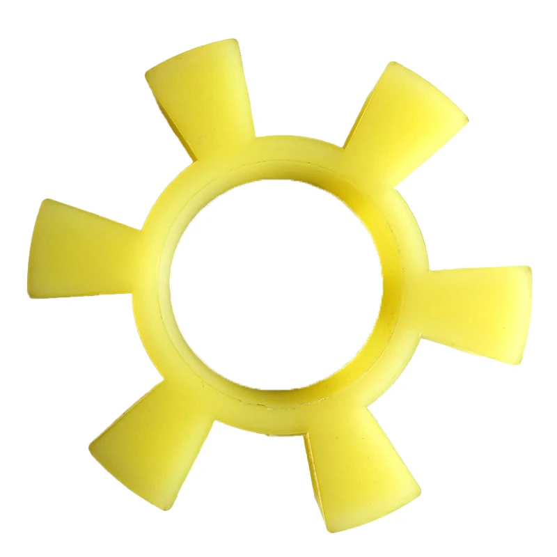 Hexagonal Wheel Polyurethane Plum Cushion With Elastic Cushion For Coupling