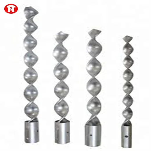 Ground Screw Anchor for  Fence Solar Mounting System Screw Foundation