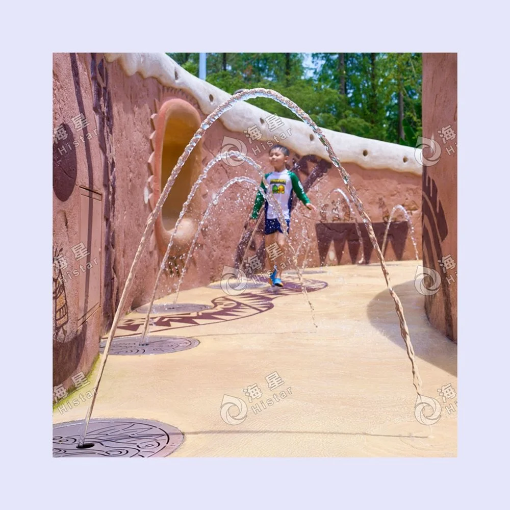 Histar splash water park parent-child large water parks fibreglass fun play spray equipments wholesale design  for sale