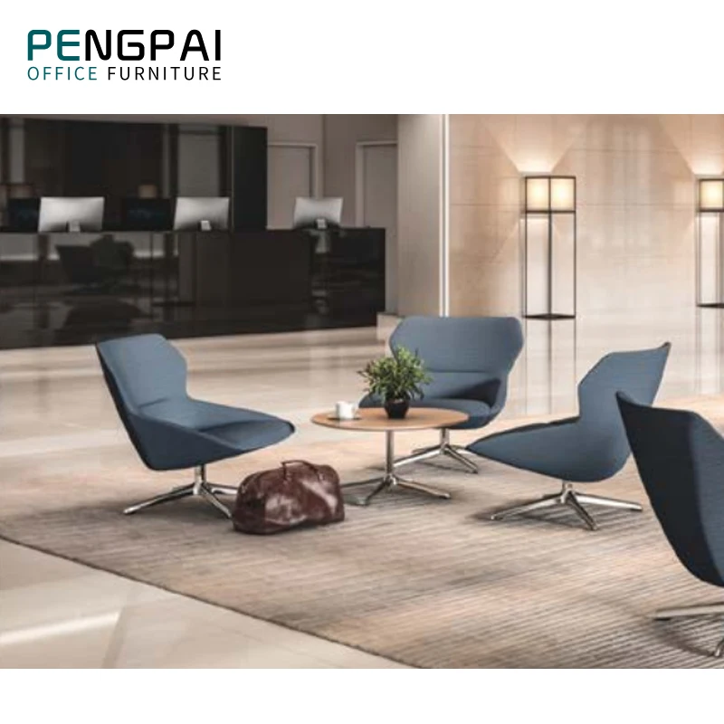 Nice Quality Modern Fabric High Seat Leisure Soft Comfortable Sofa Chairs Ergonomic Desk