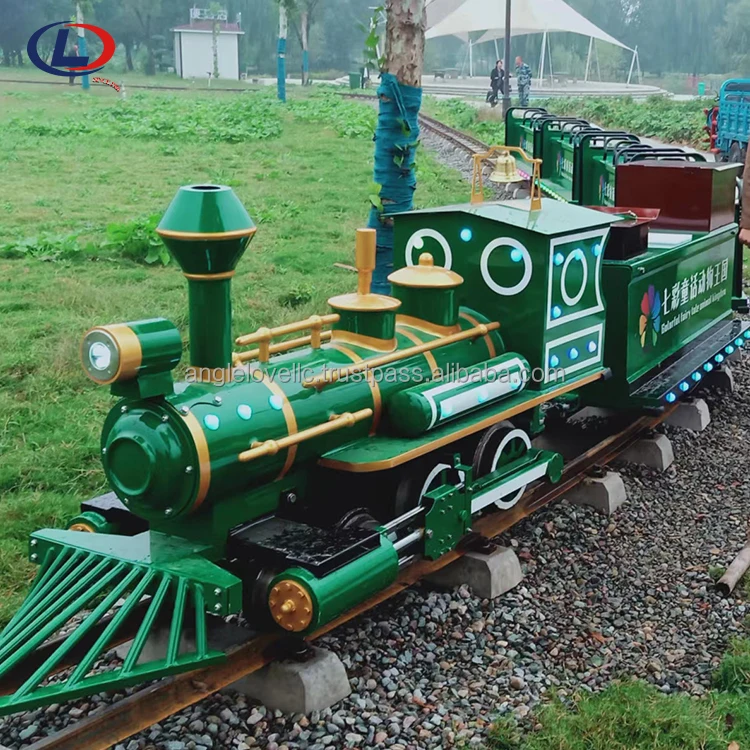 Electric Train for Sale Amusement Park Ride on Track Train for Use