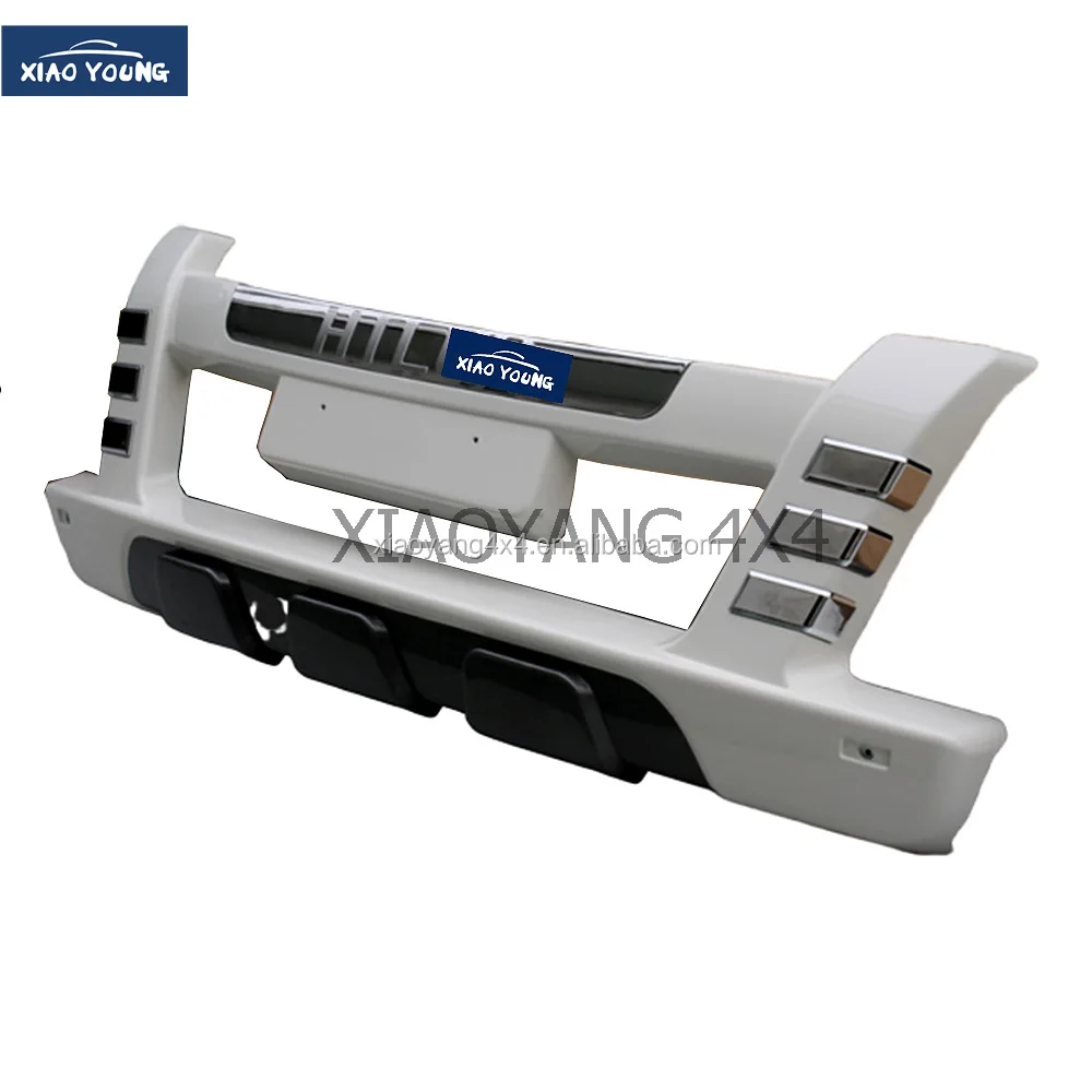 
4X4 автозапчасти аксессуары АБС-пластик быка бар передний бампер Защита со светодиодными огнями для Hilux Vigo 