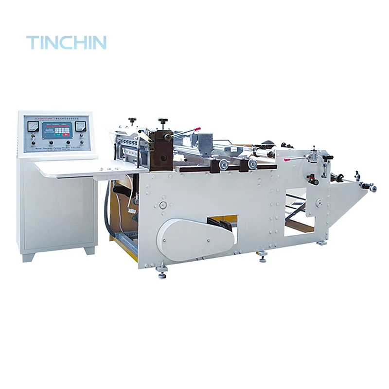 TCJ-JP-300C PVC PET Sleeve Label Rewinding Doctoring Machine Label Plastic Film Roll Rewinding Machine