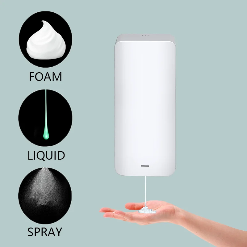 wall mounted 1000ml touchless automatic foaming liquid soap dispensers