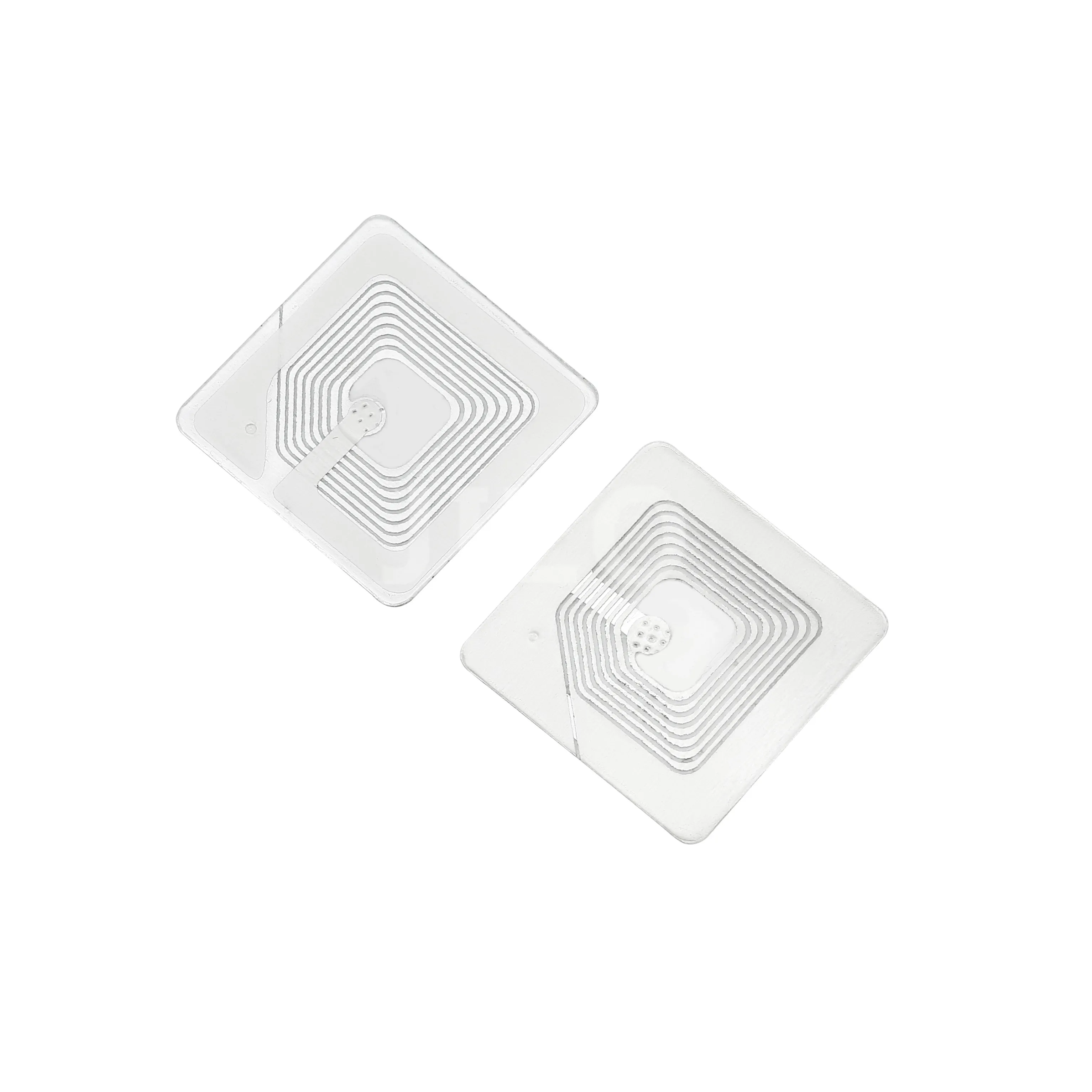 RF-этикетки EAS, Антивор, этикетки 26*26 мм, прозрачная серебряная этикетка 8,2 кГц