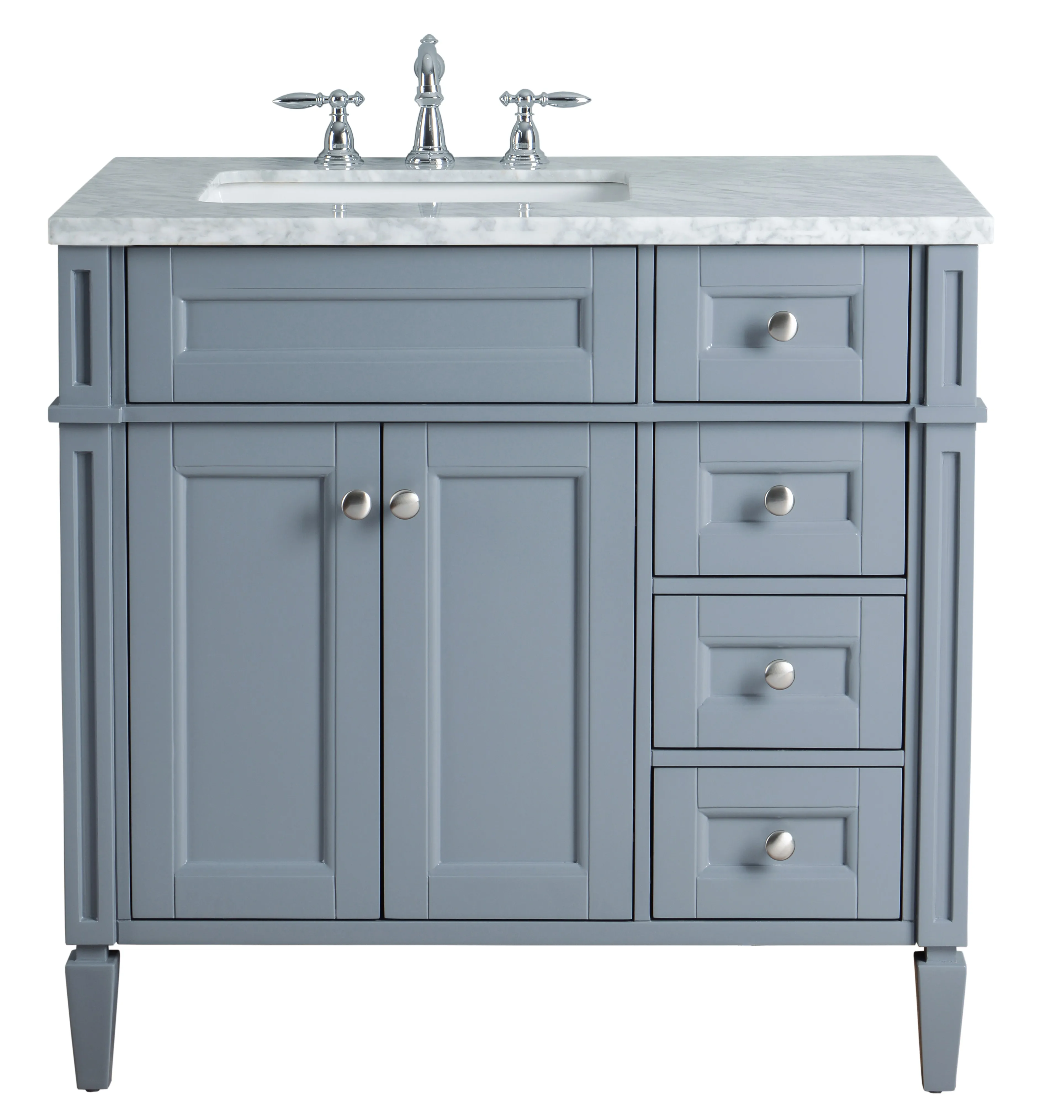 36inch New design single sink toilet furniture modern basin bathroom vanity cabinets bathroom equipment