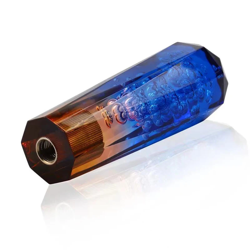  Universal car wheel shifter unique crystal gear knob stick cool acrylic shift