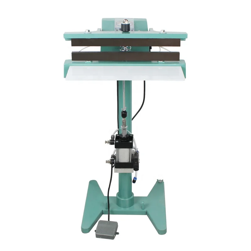 DUOQI SFLJ-400 direct heat foot pedal sealer 2 side heating sealing block pneumatic type or electric type