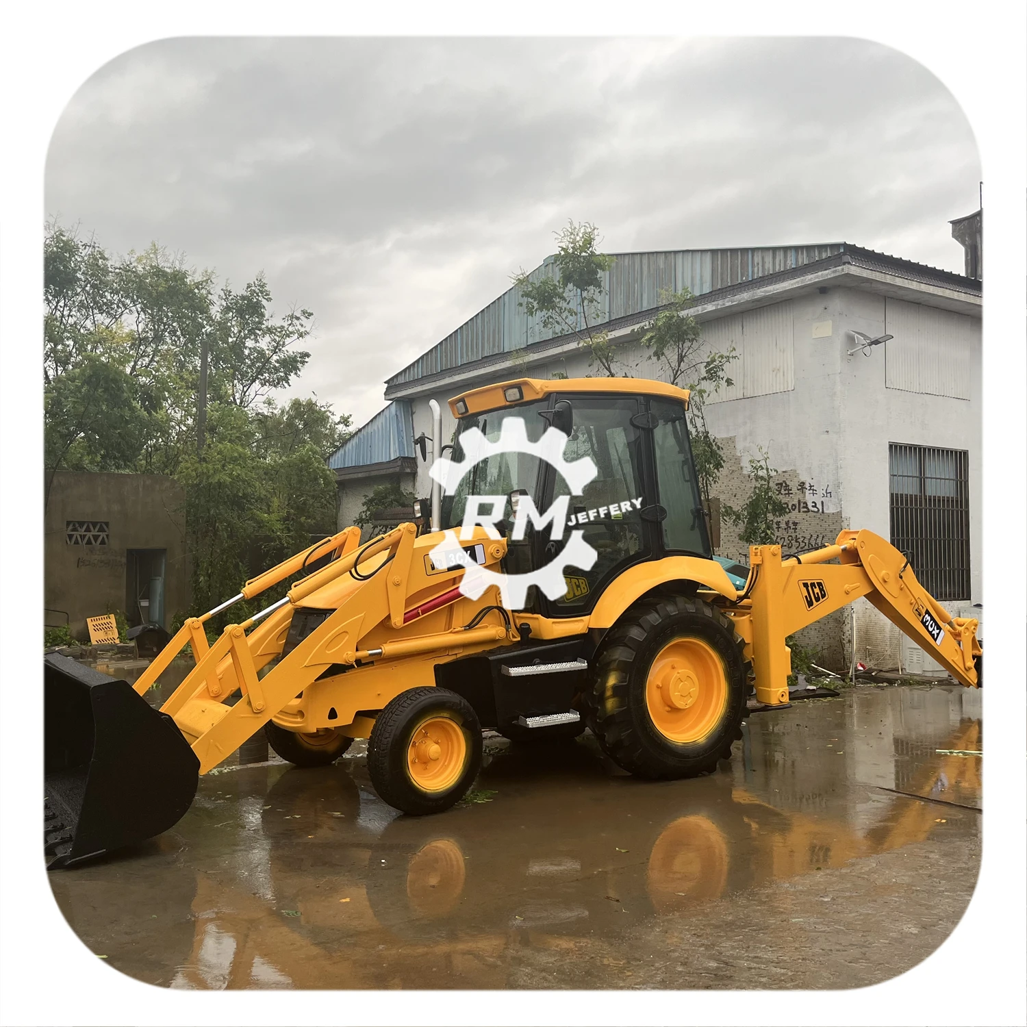 Экскаватор-погрузчик jcb 3cx для землеройной работы