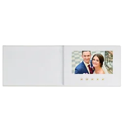 custom 7 Inch Wedding Invitation Video Greeting Promotional Card Lcd Screen Business Video Card for marketing