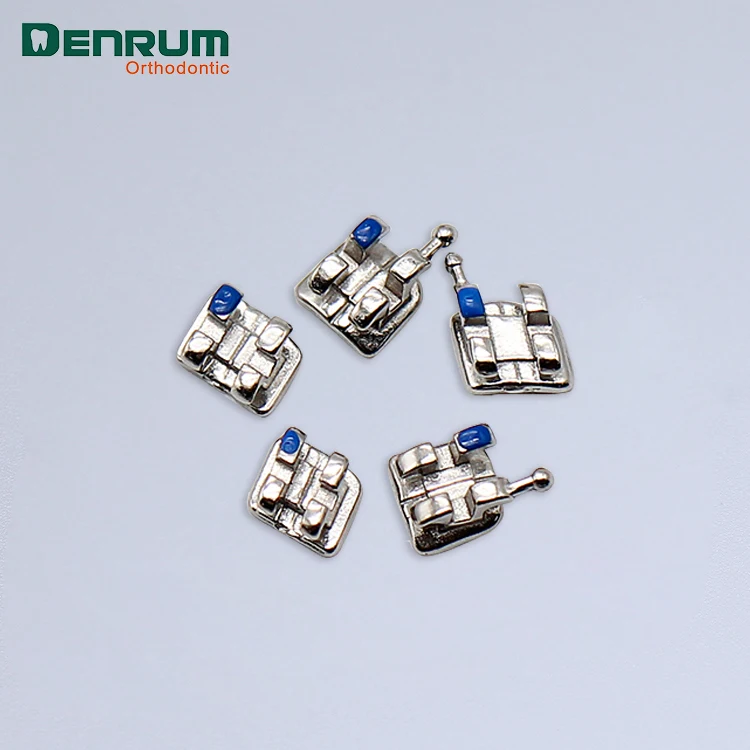 Dental Orthodontic Monoblock Mim Metal Roth Braces Brackets