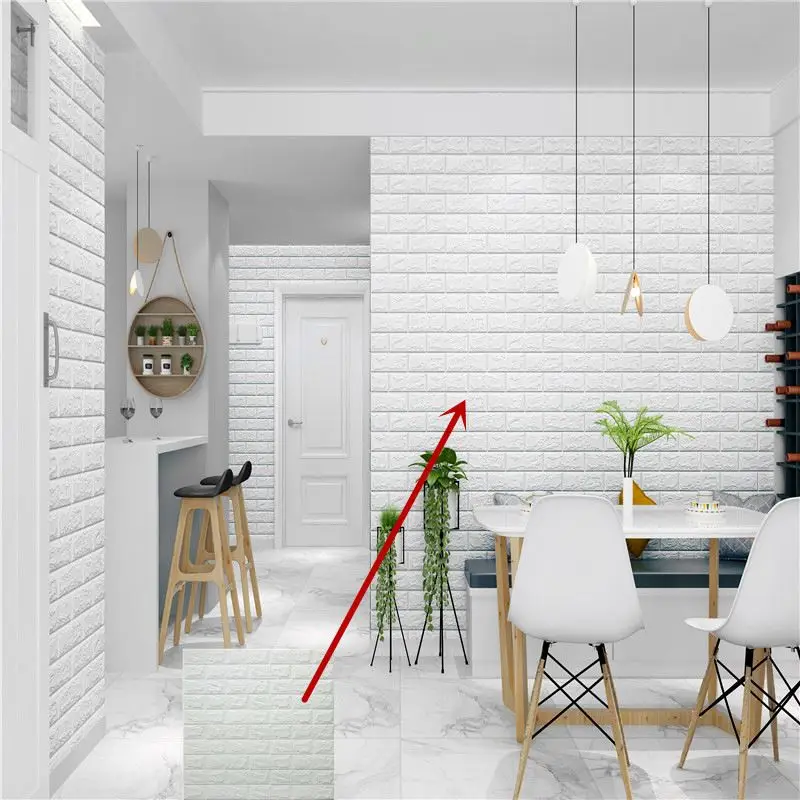 3d гибкий кирпич/самоклеящийся кирпич стеновая панель