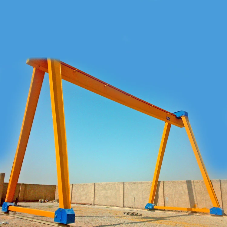 Great Manufacturer high quality gantry crane straddle carrier 10 Ton rubber tyred gantry crane