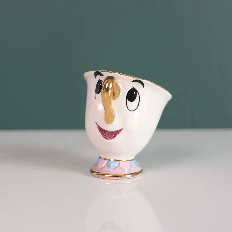 HY мультфильм леди и чудовище чайник кружка Mrs Potts Чип чашка сахарница кофейник милый Рождественский подарок Быстрая