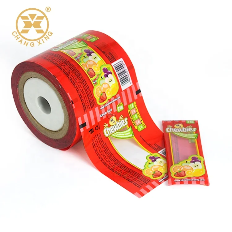 Custom Moisture Proof Potato Chips Plastic Packaging Film Roll Laminating Snack Candy Packaging For Food Cake SnackPackaging