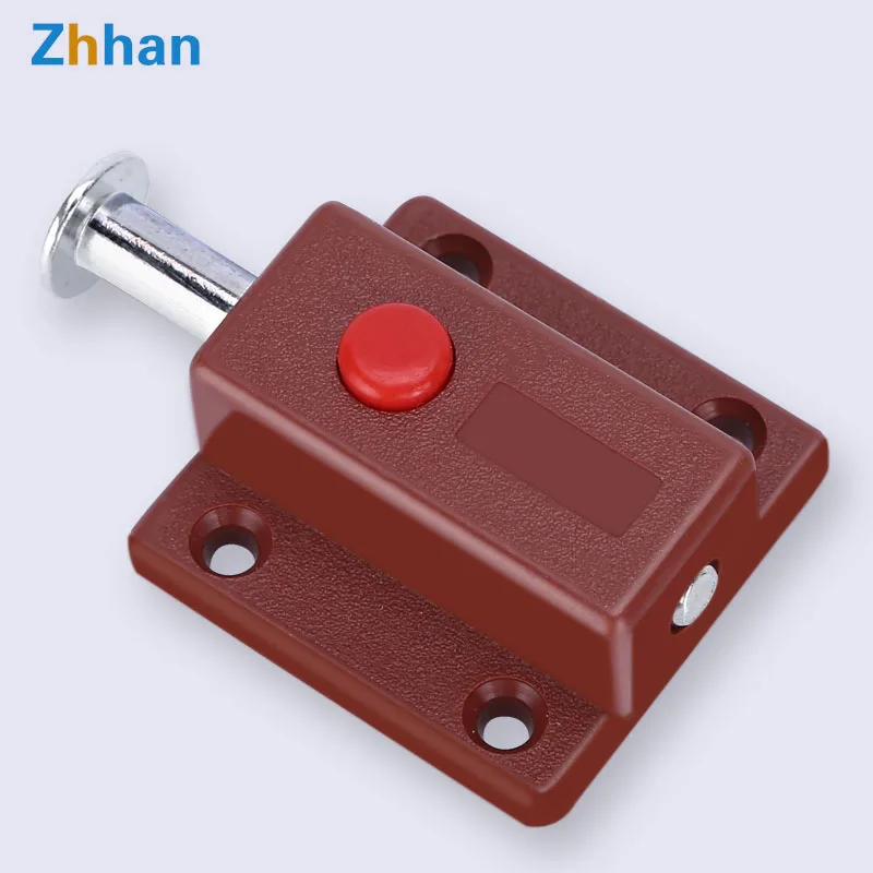 Tongue Door Latch Guard Spring Door Bolt Hardware Kitchen Cabinet Plastic Other Furniture Hardware
