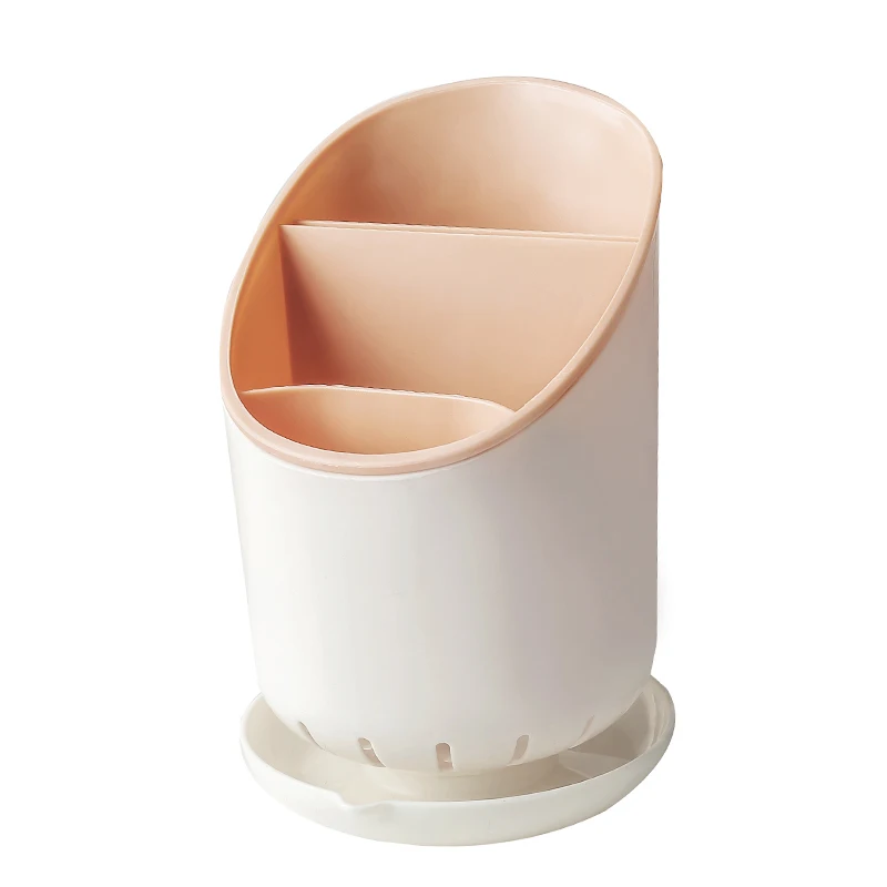 plastic chopstick holder spoon storage rack kitchen tableware creative drain chopstick cage