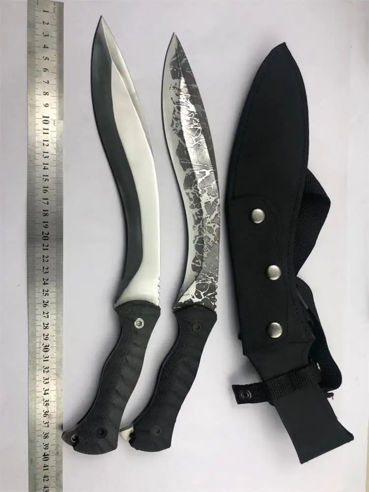 fixed blade hunting knife  outdoor gear cutlass saber machete camping knife 95038