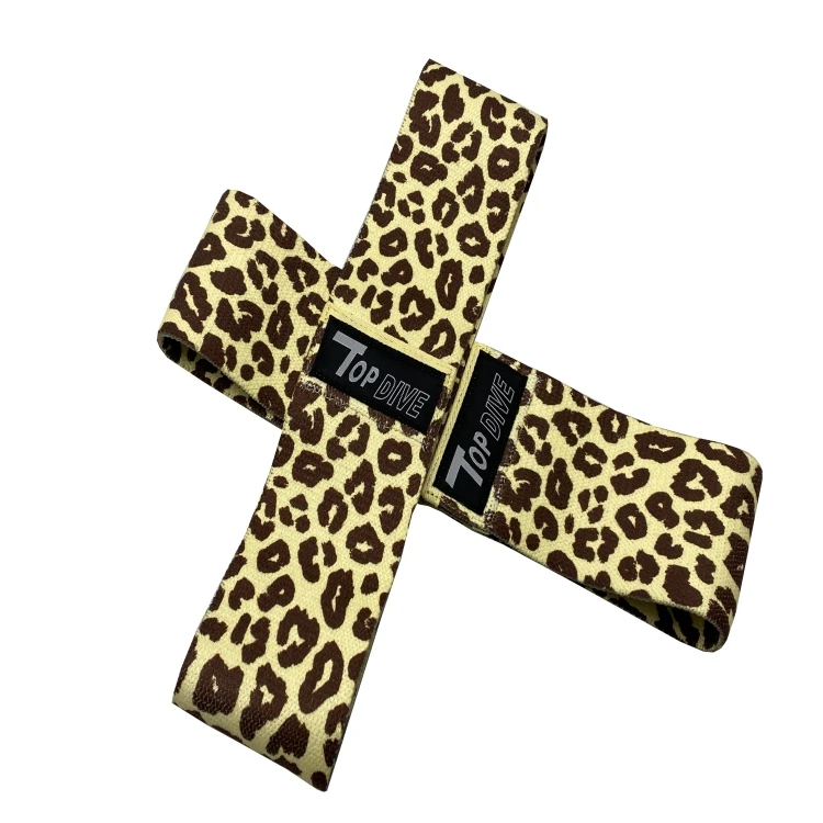  2020 новый дизайн не скатывающаяся эластичная лента леопардовые ленты прочные тканевые повязки с принтом